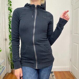 Nike Pullover Full Zip 6.0 Ski Hoodie Long Sleeve Size XS Black